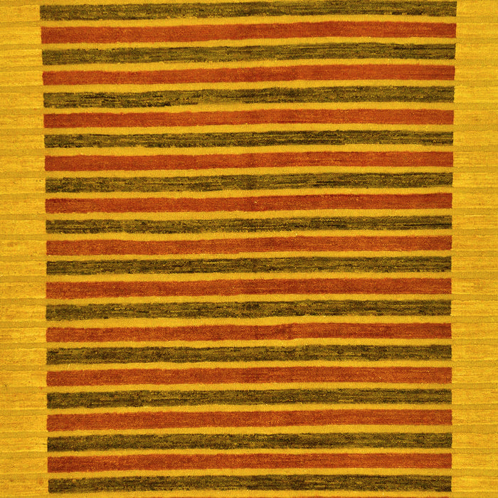 Machine Washable Oriental Yellow Modern Rug, wshabs273yw