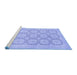 Sideview of Machine Washable Abstract Blue Modern Rug, wshabs2740blu