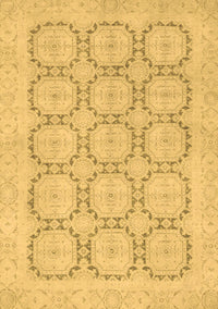 Abstract Brown Modern Rug, abs2740brn