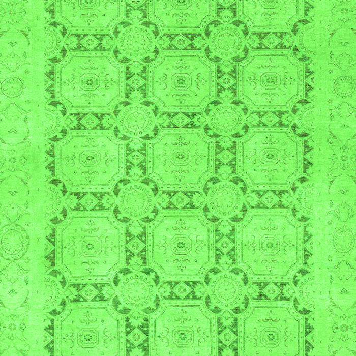 Machine Washable Abstract Green Modern Area Rugs, wshabs2740grn