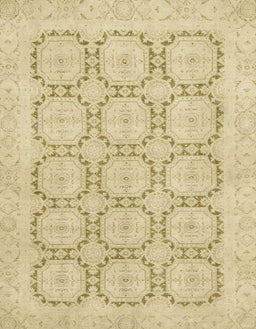Abstract Brown Gold Modern Rug, abs2740