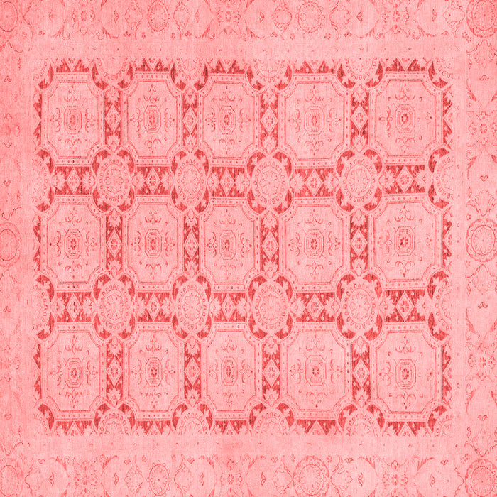 Machine Washable Abstract Red Modern Rug, wshabs2740red