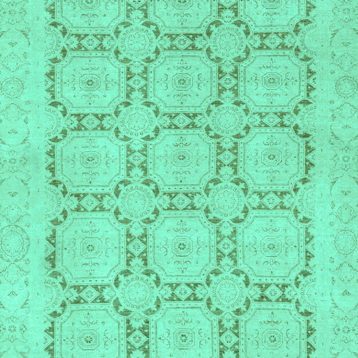 Machine Washable Abstract Turquoise Modern Area Rugs, wshabs2740turq