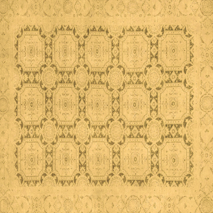 Square Machine Washable Abstract Brown Modern Rug, wshabs2740brn