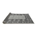 Sideview of Abstract Gray Modern Rug, abs2741gry