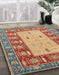 Machine Washable Abstract Brown Sugar Brown Rug in a Family Room, wshabs2741