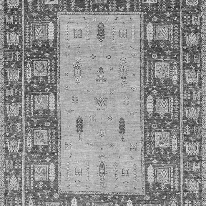 Abstract Gray Modern Rug, abs2741gry