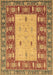 Abstract Brown Modern Rug, abs2741brn