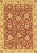 Machine Washable Oriental Brown Traditional Rug, wshabs2742brn