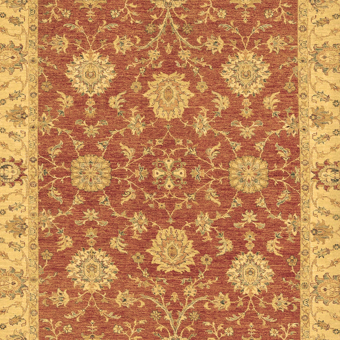 Machine Washable Oriental Brown Traditional Rug, wshabs2742brn
