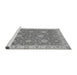 Sideview of Machine Washable Oriental Gray Traditional Rug, wshabs2742gry