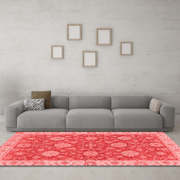 Traditional Red Washable Rugs
