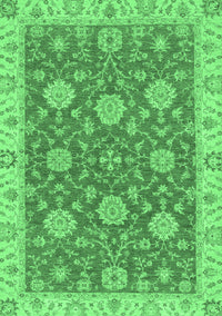 Oriental Emerald Green Traditional Rug, abs2742emgrn