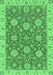 Oriental Emerald Green Traditional Rug, abs2742emgrn