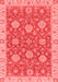 Oriental Red Traditional Area Rugs