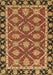 Machine Washable Abstract Brown Modern Rug, wshabs2743brn