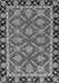 Machine Washable Abstract Gray Modern Rug, wshabs2743gry