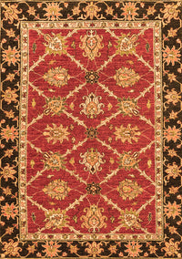 Abstract Orange Modern Rug, abs2743org