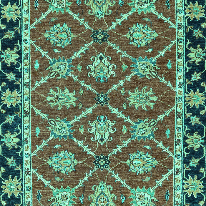 Abstract Turquoise Modern Rug, abs2743turq