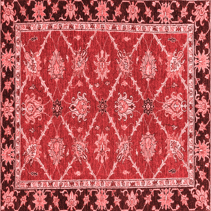 Machine Washable Abstract Red Modern Rug, wshabs2743red
