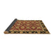 Sideview of Abstract Brown Modern Rug, abs2743brn