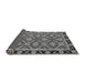 Sideview of Abstract Gray Modern Rug, abs2743gry