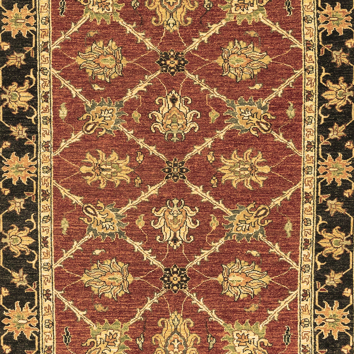 Abstract Brown Modern Rug, abs2743brn