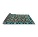 Sideview of Abstract Light Blue Modern Rug, abs2743lblu