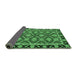 Sideview of Abstract Emerald Green Modern Rug, abs2743emgrn