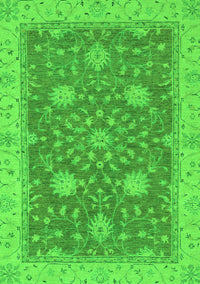 Oriental Green Traditional Rug, abs2744grn