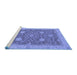 Sideview of Machine Washable Oriental Blue Traditional Rug, wshabs2744blu