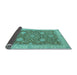 Sideview of Oriental Light Blue Traditional Rug, abs2744lblu