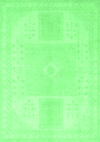 Abstract Emerald Green Modern Rug, abs2745emgrn