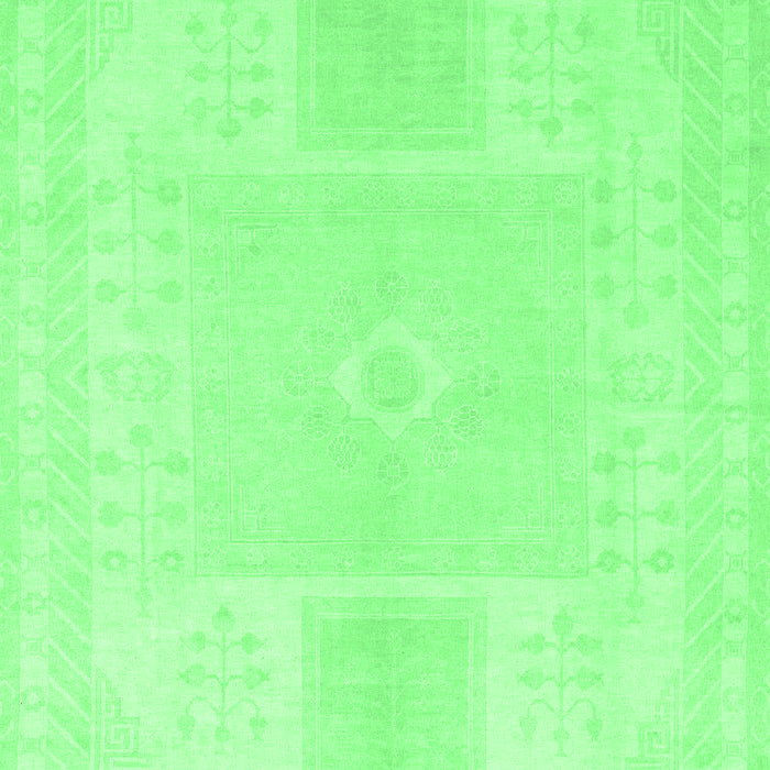 Abstract Emerald Green Modern Rug, abs2745emgrn