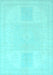 Machine Washable Abstract Light Blue Modern Rug, wshabs2745lblu