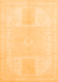 Abstract Orange Modern Rug, abs2745org