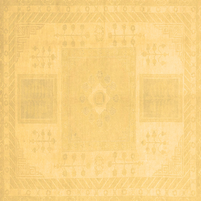 Square Machine Washable Abstract Brown Modern Rug, wshabs2745brn