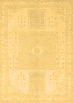 Abstract Brown Modern Rug, abs2745brn