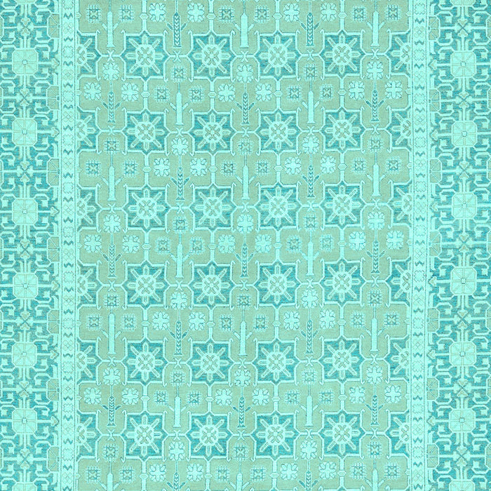 Oriental Light Blue Traditional Rug, abs2746lblu
