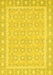 Machine Washable Oriental Yellow Traditional Rug, wshabs2746yw