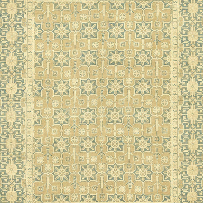 Abstract Copper Green Oriental Rug, abs2746