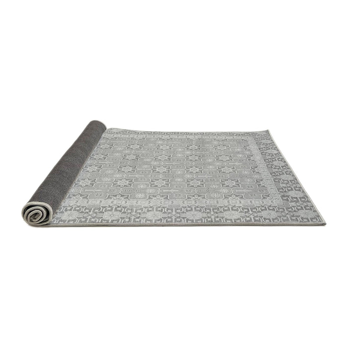 Sideview of Oriental Gray Traditional Rug, abs2746gry