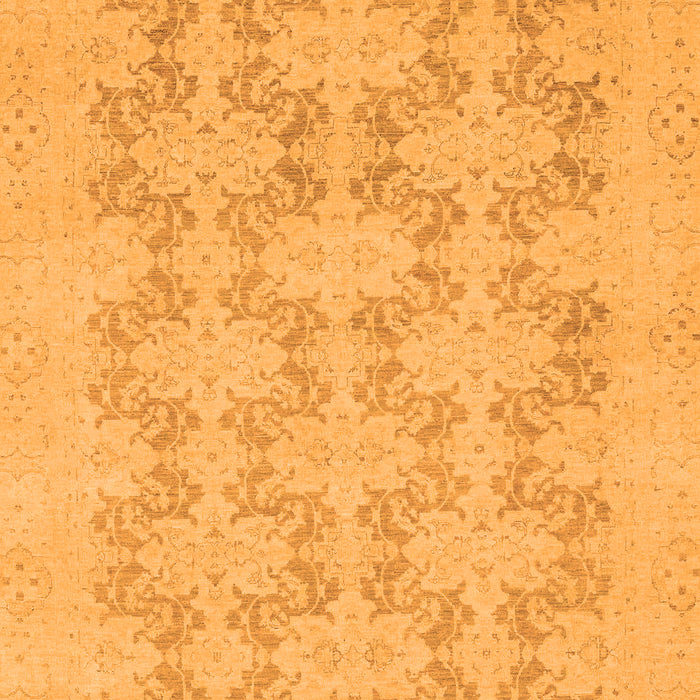 Machine Washable Abstract Orange Modern Area Rugs, wshabs2747org