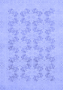 Abstract Blue Modern Rug, abs2747blu