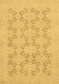 Abstract Brown Modern Rug, abs2747brn