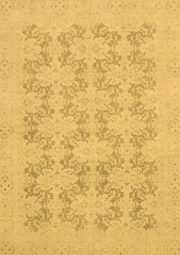 Abstract Brown Modern Rug, abs2747brn