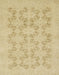 Machine Washable Abstract Metallic Gold Rug, wshabs2747