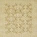 Square Abstract Metallic Gold Modern Rug, abs2747