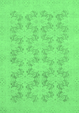 Abstract Emerald Green Modern Rug, abs2747emgrn