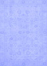 Abstract Blue Modern Rug, abs2748blu